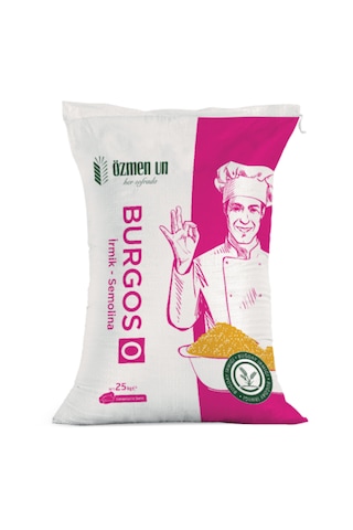 Özmen Un Burgos 0 Numara İrmik Semolina 25 Kg