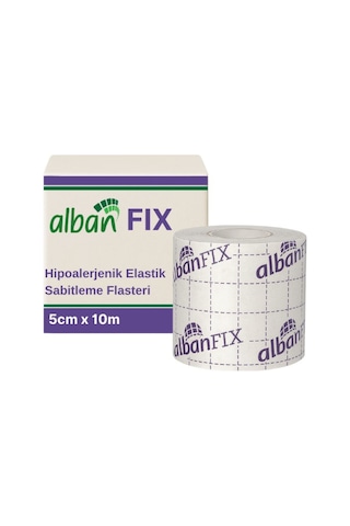 Fix Elastik Sabitleme Bandı 5cm X 10m, 3 Kutulu Set. Elastik Non-woven Medikal Flaster