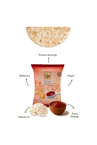 Çipo Barbekü Glutensiz Atıştırmalık 3 x 60 G