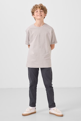 Tommy Life Anrasit Standart Fit Dokuma Hafif Esnek Chino Erkek Çocuk Pantolon - 11272 Antrasit