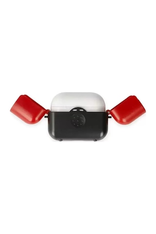 Newface Apple Airpods uyumlu3 3.nesil Basmalı Kılıf - Siyah-kırmızı Çok Renkli
