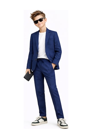 Ahengim Erkek Çocuk Modern Casual Slim Fit Takım Elbise Ak2850 İndigo