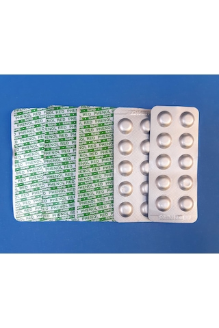 Havuz Suyu Ph Test Tableti Phenol Red 50 Tablet