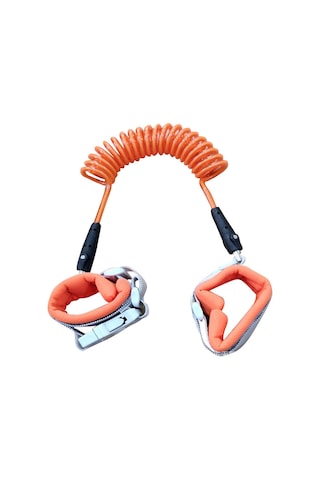 Evokids Extra Kilitli Güvenlik Bilekliği - (Çelik Uçlu) - Turuncu Çok Renkli
