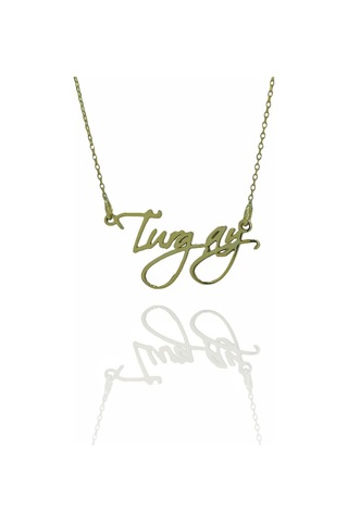 Özel Imza Yazı Karakteri Isimli 925 Gümüş Kolye (528215103)