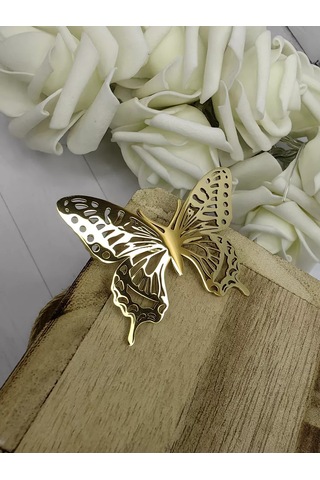 Re Chic Sh Broş "kelebek Etkisi" 183705791 Altın Rengi