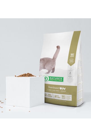 Nature's Protection Sterilised Kümes Hayvanlı Yetişkin Kedi Maması 7 KG