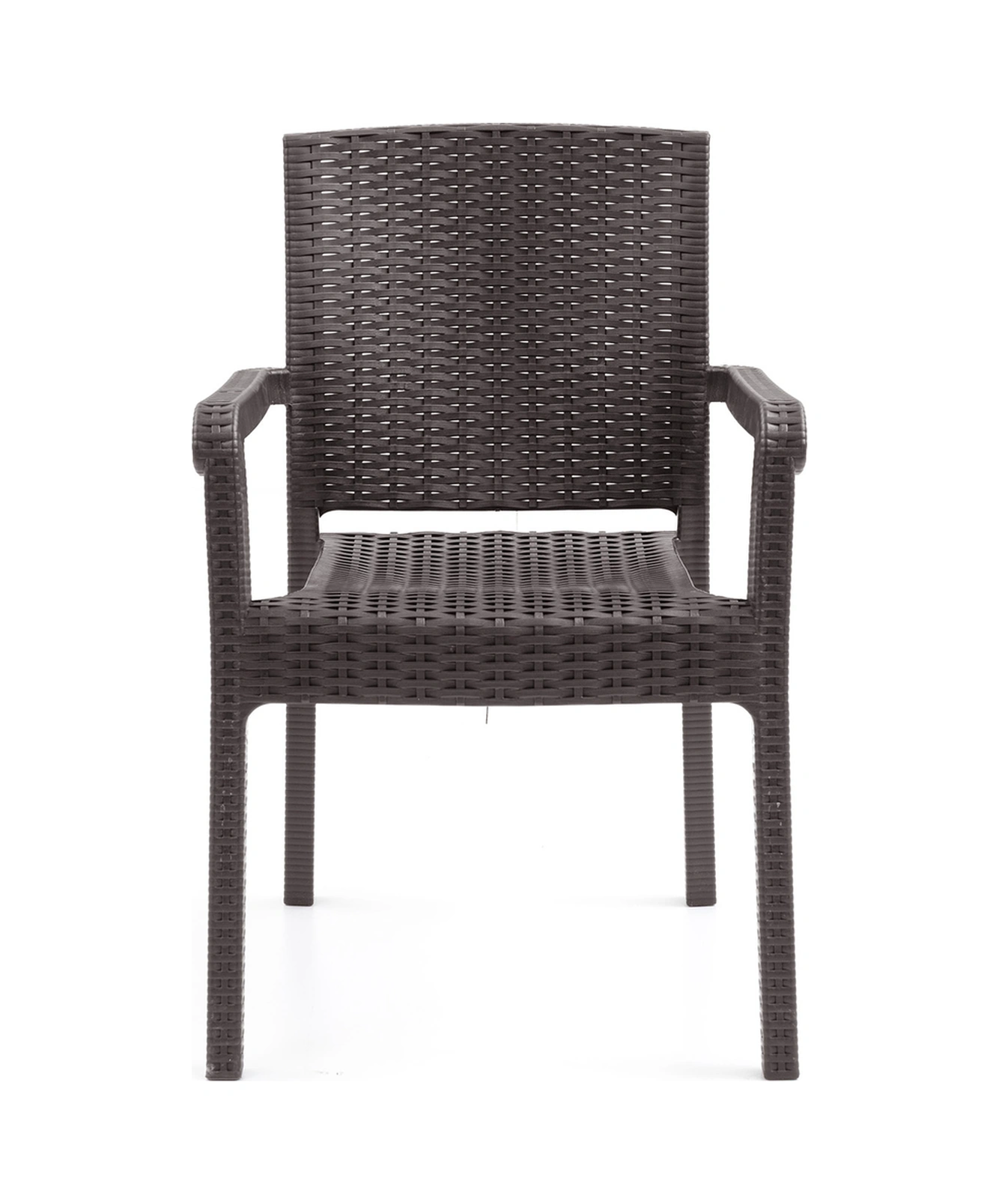 King 4'lü Rattan Sandalye Kahve Kahve