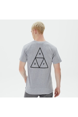 Huf Essentials Tt Erkek Gri T-shirt