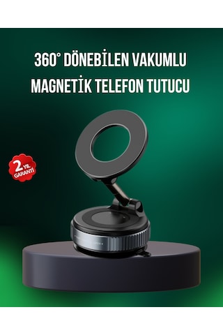 Alüminyum Gövdeli Manyetik Araç İçi Telefon Tutucu - Lisinya Çok Renkli