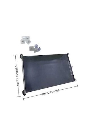 Pazly 1 Adet Otomatik Güneşlikli Araç Güneşlik 50x75 Cm Uv Koruma Dayanıklı Pvc Malzeme Kolay Yaz Sürüşü