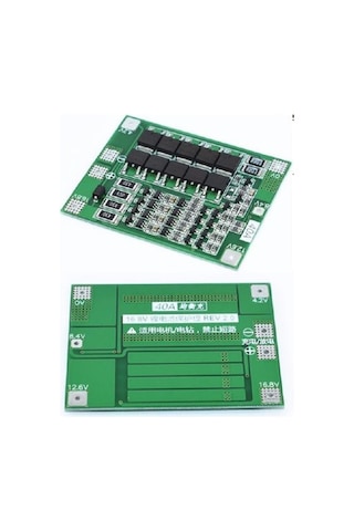4S Bms 40A 18650 Lityum Pil Şarj Koruma Devresi (Balanslı)