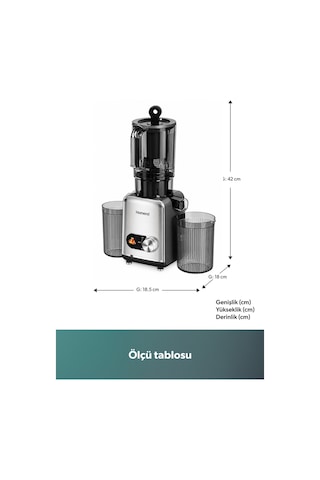 Homend Vitamillion 2605h Katı Meyve Sıkacağı