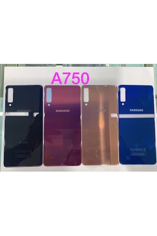 Samsung Uyumlu Galaxy A7 2018 ( A750 ) Pil Kapağı Lens Hariç Logolu
