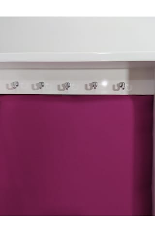 Ankara Mobilya Boy Boya Nature Mdf Ahşap Ayna Takı Dolabı Parlak Beyaz