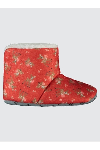 Civil Girls Kız Çocuk Panduf 18-27 Numara Kırmızı Kırmızı