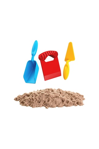 03690 Dede. Aksesuarlı Naturel Kinetik Oyun Kumu 1000 Gr