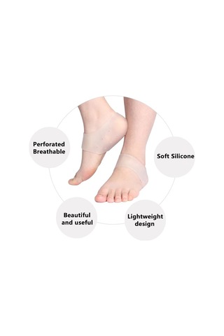 Silikon Topuk Koruyucu Ayaklar Için Silikon Jel Topuk Bardak Hielspoor Kuruş Topuklu Plantar Fasiit Jel Tabanlık Silikon Çorap