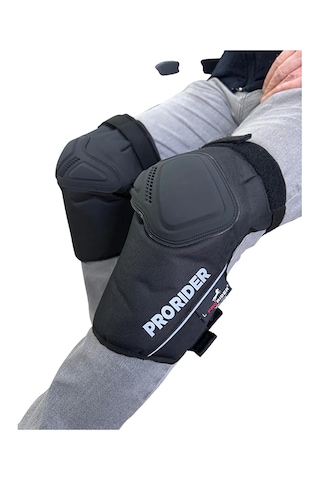 Prorıder PRD25 Yüksek Koruma Ve Ergonomik Tasarım Motosiklet Dizliği Siyah