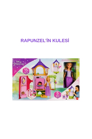 Disney Prensesi Rapunzel İn Kulesi Oyun Seti Masalsı Kule Ve Aksesuarlar