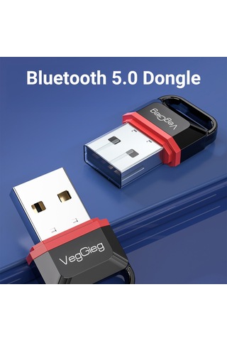 VegGieg V-UB502 Bluetooth 5.0 USB Dongle Adaptör