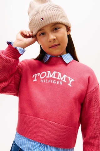 Tommy Hilfiger Kız Çocuk Triko Kg0kg08921 Pembe