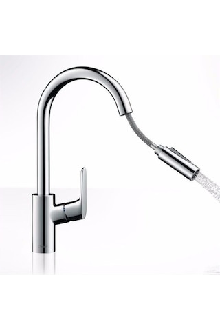 Focus E2 240 Pull-out Tek Kollu Evye Bataryası beyaz