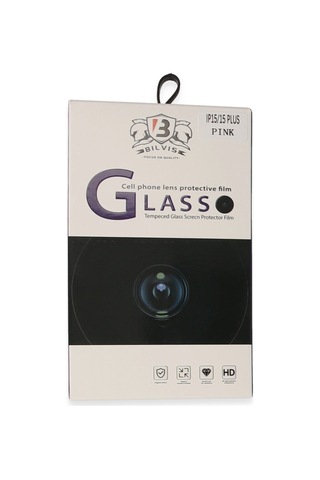 Apple, Uyumlu iPhone 15 Bilvis Titan Kamera Lens - Pembe