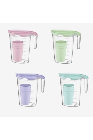 Plastart Sürahi 4 Bardaklı