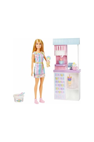 Barbie Dondurma Dükkanı Oyun Seti Hcn46