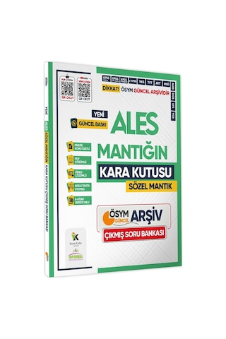 2025 Ales Kara Kutu Ösym Çıkmış Soru Bankası Sözel 5li Altın Set Konu Özetli Video/pdf Çözümlü