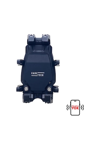 Ct-m18 Telefon Tutucu Titreşim Önleyici Motosiklet Gidon Montajlı 8 Pençeli Siyah Su Geçirmez Siyah