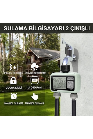 Delt 2 Çıkışlı Otomatik Sulama Kontrolcüsü