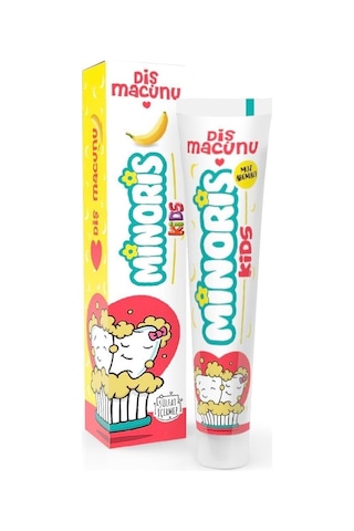 Kids Diş Macunu 75ml Sülfatsız Florürsüz Organik Içerikli 1 Adet