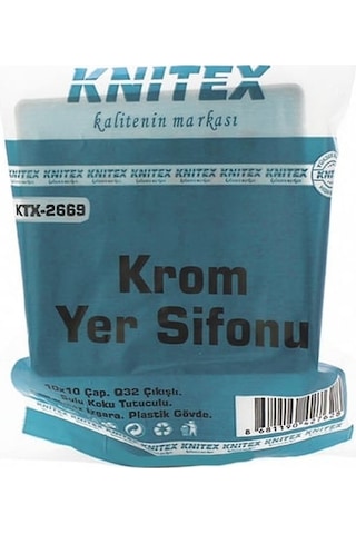 Knıtex Krom Yer Sifonu 2669 Gri