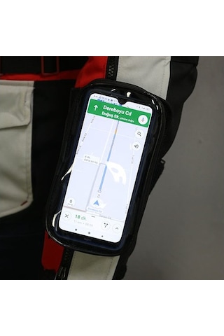 Telefon Tutucu Kol Bağlantılı Su Geçirmez Dokunmatik Ekran
