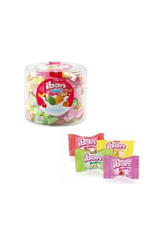 Ibon Sütlü Meyveli Şeker 1000 Gr. Silindir (1 Kutu)