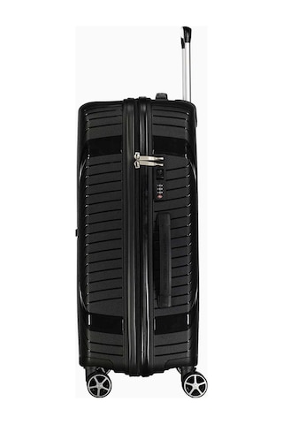 Benetton Orta Boy %100 Polipropilen Valiz Siyah Bnt3000