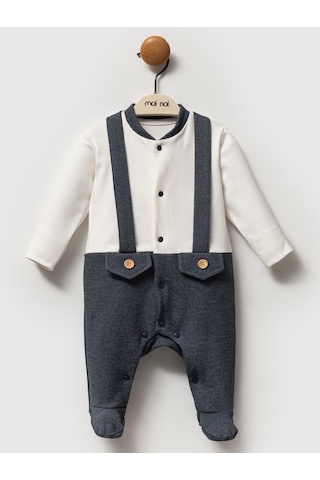Moi Noi Baby Moi Noi Denim Tulum - Ekru