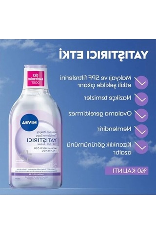 400 Ml Yatıştırıcı Micellar Makyaj Temizleme Suyu, Hassas Ciltler İçin