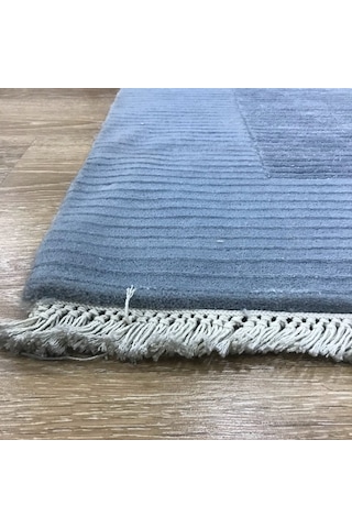 Hoom Rugs 2665 Blue/566 İthal El Dokuma Özel Halı Mavi