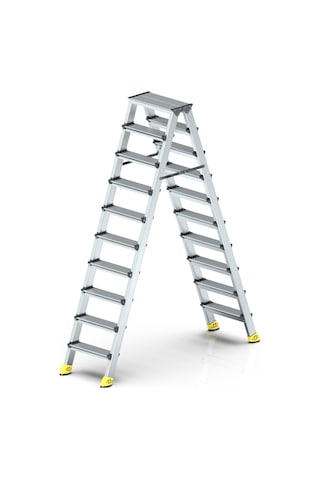 - Sky Gold Çift Taraflı Alüminyum Merdiven 10+10