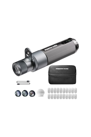 Photoolex Zoom Light Pro 12w Rgb Led Spotlight Gobo Fotoğraf Işığı - Tf-ls-083fs-g-pl