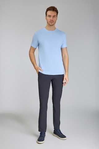 Bisse Supima Gömlek Yaka Cool Touch Erkek T-shirt Mavi Ts24y24106 D35 Mavi