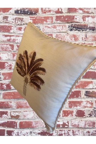 Goldroom Özel Tasarım Dolgulu Punch Desen Dekoratif Dolu Kırlent