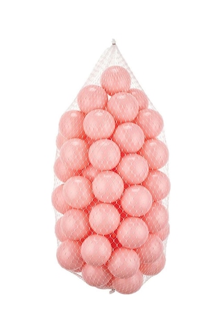 7 Cm 50'li Pudra Renk Oyun Havuz Topu Çocuklar İçin Güvenli Plastik Top