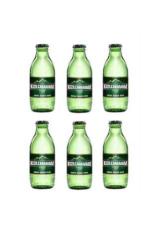Kızılcahamam Çamlık Doğal Maden Suyu Sade 200 Ml X 6 Adet