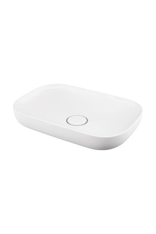 Lapino Premium 60 CM Tezgah Üstü Lavabo Beyaz
