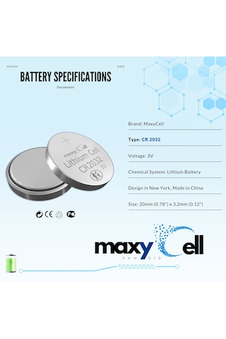 Maxycell 24 Adet Cr2032,dl2032 3v Düğme Pil