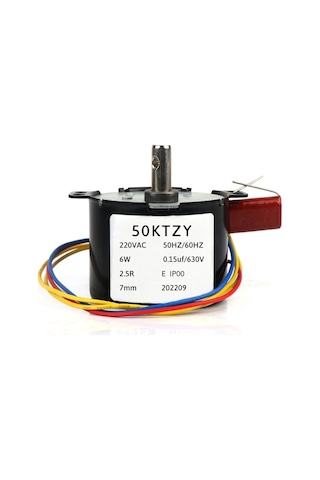 50ktyz 2.5 Rpm AC Motor Kuluçka Viyol Çevirme 220V Senkron Metal